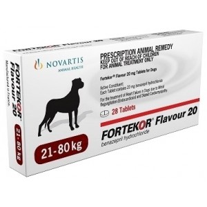 Elanco Фортекор №14 для лечения сердечной недостаточности у собак весом 21 - 80 кг таблетки 20 мг