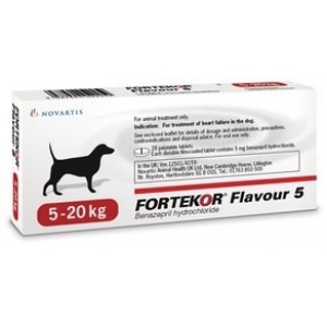 Elanco Фортекор №14 для лечения сердечной недостаточности у собак таблетки 5 мг