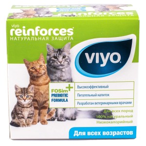  VIYO Reinforces All Ages DOG пребиотический напиток для кошек всех возрастов 7х30 мл