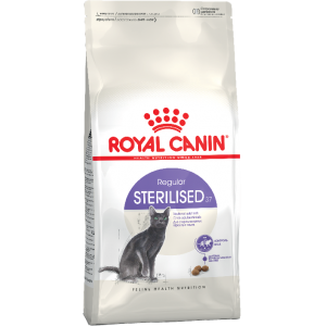 Сухой корм Royal Canin Sterilised 37 для стерилизованных кошек с 1 до 7 лет, 400г
