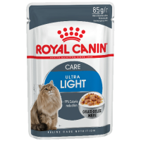 Royal Canin Ultra Light (в желе) для кошек, склонных к полноте. 85г