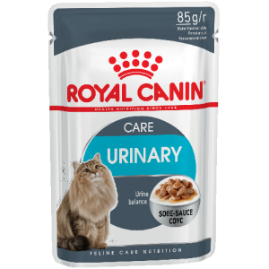 Упаковка из 12 шт Royal Canin Urinary Care (в соусе) Для взрослых кошек, склонных к развитию мочекаменной болезни, 85г