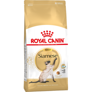Корм Royal Canin Siamese Adult для взрослых кошек сиамской породы, а так же для кошек сиамо-ориентальной  группы пород, 0,4кг