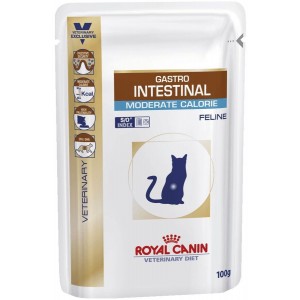 Royal Canin Gastro Intestinal Moderate Calorie диета для кошек при панкреатите и нарушениях пищеварения, 100г