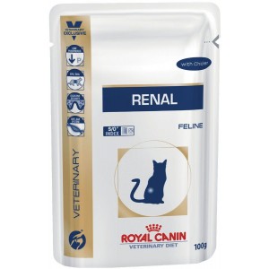 Royal Canin Renal Feline для кошек с хронической почечной недостаточностью (с цыпленком), 0,085г