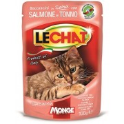 Пауч для кошек Lechat тунец и лосось 100г