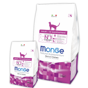 Monge Cat корм для для взрослых кошек 10 кг