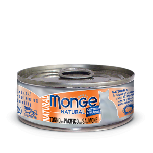 Monge Cat Natural консервы для кошек тунец с лососем 80 г