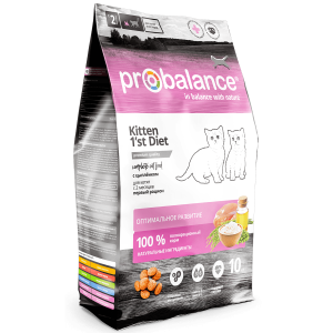 Корм для котят Probalance 1`st Diet Kitten, с цыплёнком