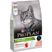 Pro Plan для стерилизованных кошек (для поддержания органов чувств), с лососем