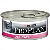 Консервы Pro Plan для кошек с чувствительным пищеварением, индейка, 85 г