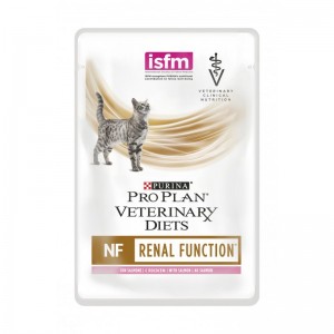 Консервы Purina Pro Plan Veterinary Diets NF для кошек с патологией почек, лосось, пауч, 85 г