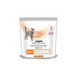 Сухой корм Purina Pro Plan Veterinary Diets OM для кошек с ожирением, пакет, 350 г