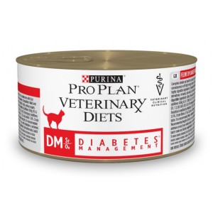 Консервы Purina Pro Plan Veterinary Diets DM для кошек с диабетом, 195 г