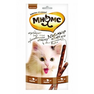 Лакомые палочки Мнямс 13,5 см для кошек (индейка, ягненок), 50г