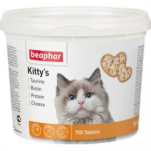 Витамины Beaphar Kitty's Mix для кошек, 750таб