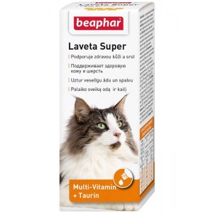 Мультивитамины Beaphar Laveta Super для кошек, 50мл