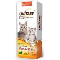 Паста Unitabs Mama+Kitty  для котят и их мам, 120 мл