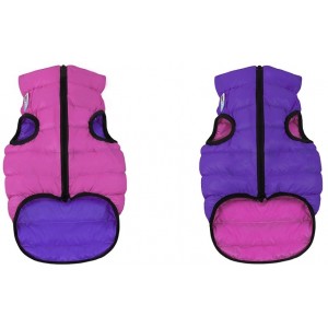 AiryVest жилетка двусторонняя для собак XS 30 см,  розово-фиолетовая