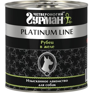  Четвероногий Гурман Platinum line Рубец говяжий в желе для собак