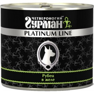 Четвероногий Гурман Platinum line Рубец говяжий в желе для собак 500 г