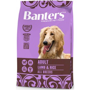 Banters Adult ягненок с рисом, для взрослых собак средних пород (11-25 кг) от 12 месяцев до 10 лет. 15кг