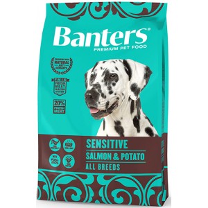Banters Sensitive лосось с картофелем, для взрослых собак с чувствительной пищеварительной системой, 15 кг