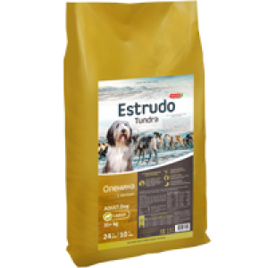 Estrudo Tundra  для взрослый собак  крупных пород, с чувствительным пищеварением. оленина 
