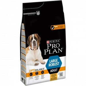 Сухой корм Purina Pro Plan для взрослых собак крупных пород с мощным телосложением, курица с рисом, пакет, 3 кг