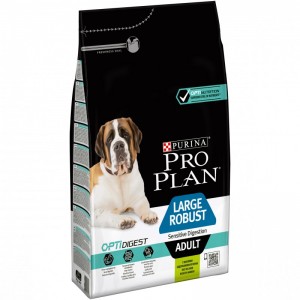 Сухой корм Purina Pro Plan для собак крупных пород с мощным телосложением с чувствительным пищеварением, ягнёнок