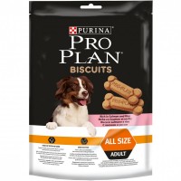 Лакомство Purina Pro Plan Biscuits для собак с лососем и рисом, 400 г