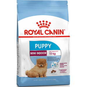 Royal Canin Mini Indoor Puppy для щенков в возрасте от 2 до 10 месяцев (вес взрослой собаки до 10 кг), 0,5кг