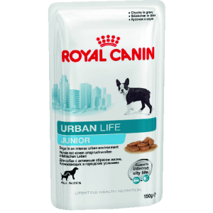 Royal Canin Urban Life Junior корм для собак любых размеров в возрасте от 2 до 10/15 месяцев, 150г