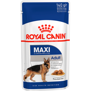 Royal Canin Maxi Adult в соусе, для собак от 15 месяцев до 8 лет. 140г