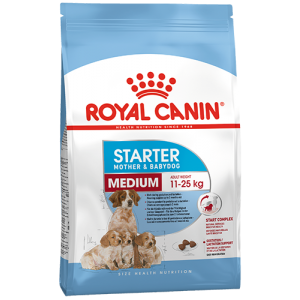 Royal Canin Medium Starter Mother&Babydog ля щенков средних пород 3 нед. - 2 мес., беременных и кормящих сук, 12кг