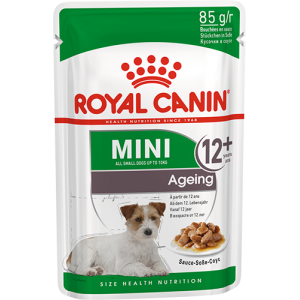 Royal Canin Mini Ageing 12+ в соусе, для собак старше 12 лет. 85г