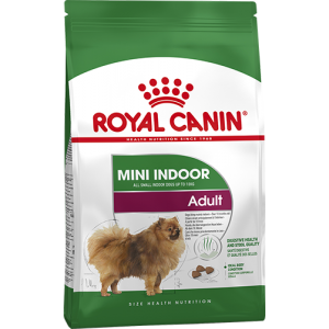 Royal Canin Mini Indoor Adult для взрослых собак в возрасте от 10 месяцев (вес взрослой собаки до 10 кг), 0,5кг
