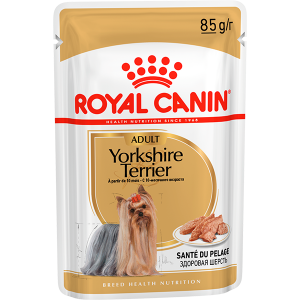 Royal Canin Yorkshire Terrier Adult (паштет) корм для собак породы йоркширский терьер в возрасте с 10 месяцев, 85г