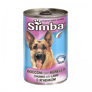 Simba Dog консервы для собак кусочки ягненка 415г