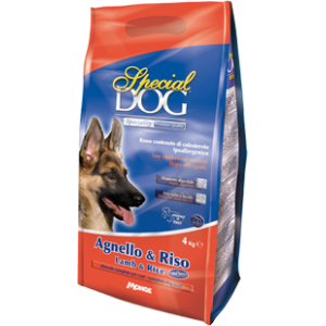 Special Dog корм для собак с особыми потребностями (с чувствительной кожей и пищеварением) ягненок/рис 4 кг