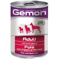 Консервы Gemon  собак пород,  паштет говяжий рубец 400г