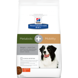 Hill’s Metabolic+Mobility  для собак контроль веса и поддержка суставов, 12кг