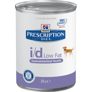 Hill's i/D для собак,низкокаллорийный при расстройствах пищеварения, 360г