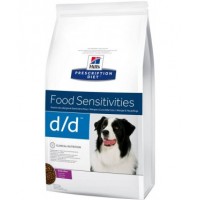 Hill's D/D для собак при пищевых аллергиях, утка и рис