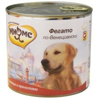 Консервы Мнямс для собак телячья печень с пряностями. 600 г