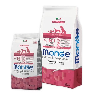 Monge Dog Speciality корм для собак всех пород говядина с рисом, 2,5кг