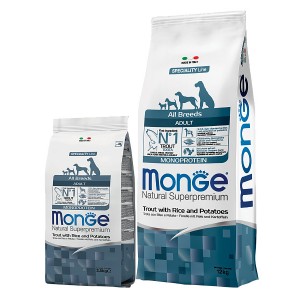 Monge Trout Dog Speciality корм для собак всех пород форель с рисом 12кг