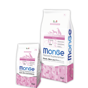Monge Dog Speciality корм для собак всех пород свинина с рисом и картофелем, 12кг