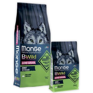 Monge Bwild Dog Boar корм для взрослых собак всех пород с мясом дикого кабана