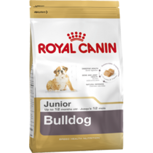 Сухой корм  Royal Canin Bulldog Junior для щенков Английского бульдога до 12 месяцев, 12 кг